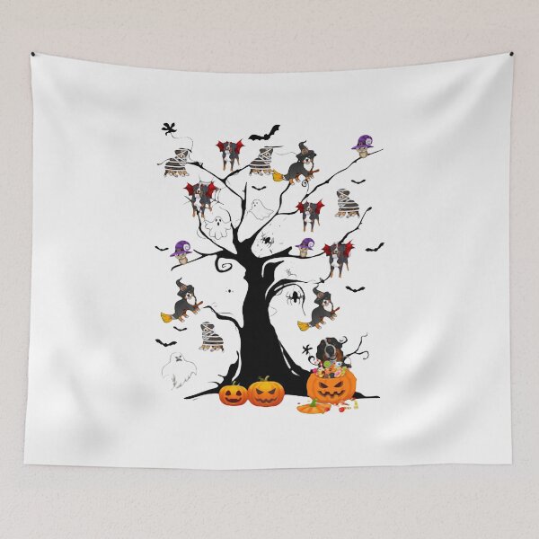 Item preview, Bernese Moutain Dogs Halloween Tree designed and sold by Ivanc3.