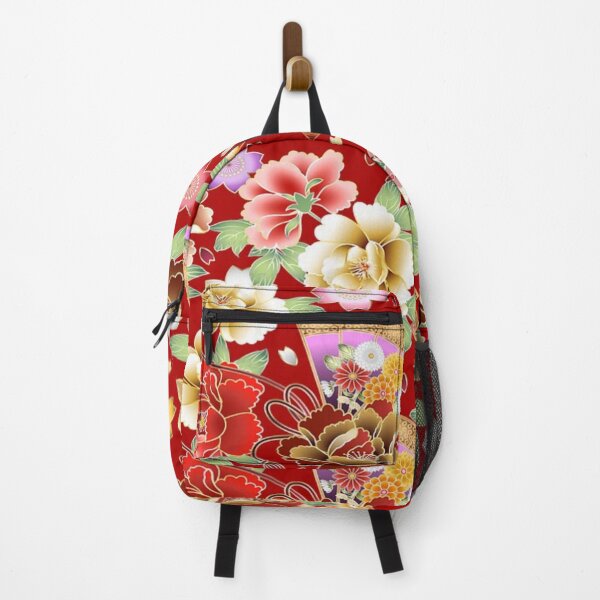 Item preview, Vibrant Oriental Japanese Floral Fans Pattern. Roses and Abstract Flowers, Fans designed and sold by silviaol.