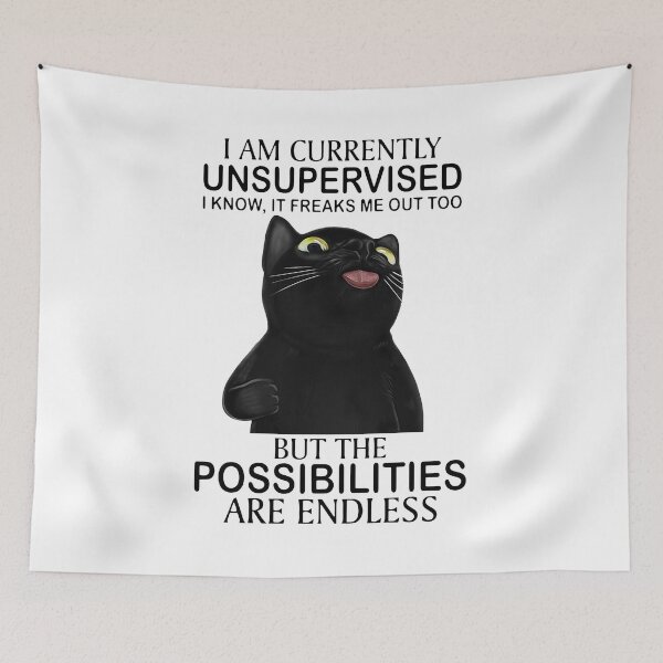 Item preview, Cat I Am Currently Unsupervised I Know It Freaks designed and sold by Ivanc3.