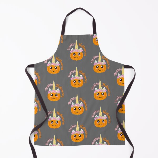 Item preview, Unicorn Pumpkin, Kawaii Pumpkin With A Unicorn crown , Happy Unikin Halloween designed and sold by GulQari.