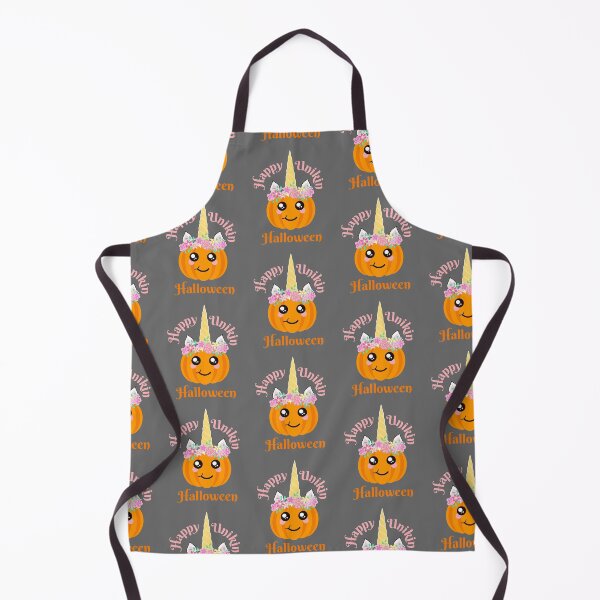 Item preview, Unicorn Pumpkin, Kawaii Pumpkin With A Unicorn crown , Happy Unikin Halloween designed and sold by GulQari.