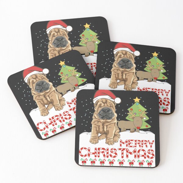 Item preview, Shar Pei dog christmas tree designed and sold by StarcyWol.