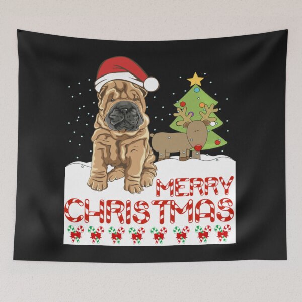 Item preview, Shar Pei dog christmas tree designed and sold by StarcyWol.