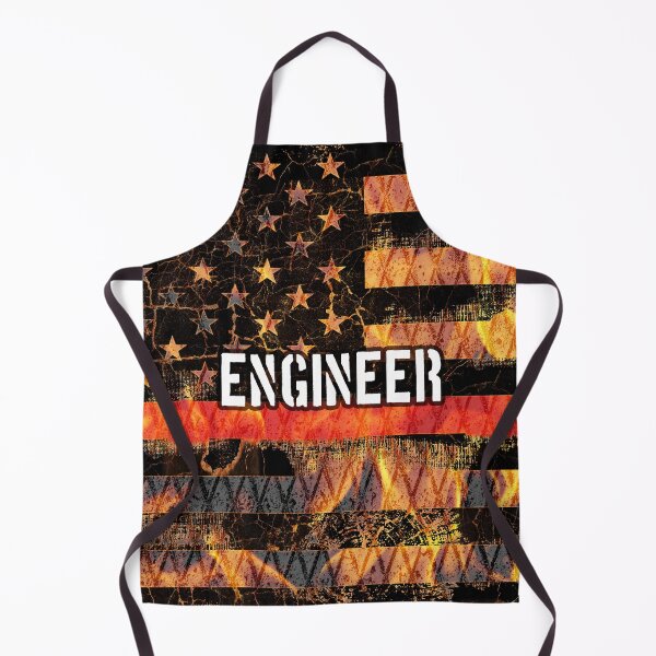 Item preview, Engineer Firefighter Flag designed and sold by Jared Davies.