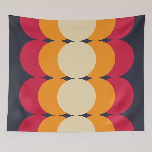 Item preview, 70s Color Vintage Retro Geometric Pattern designed and sold by ind3finite.