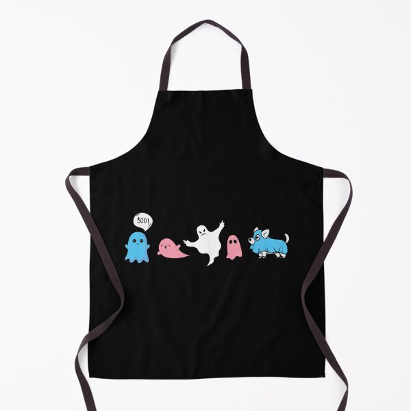 Item preview, Cute Trans Flag Ghosts and Dog. Transgender Pride designed and sold by Subtle Pride Shop.