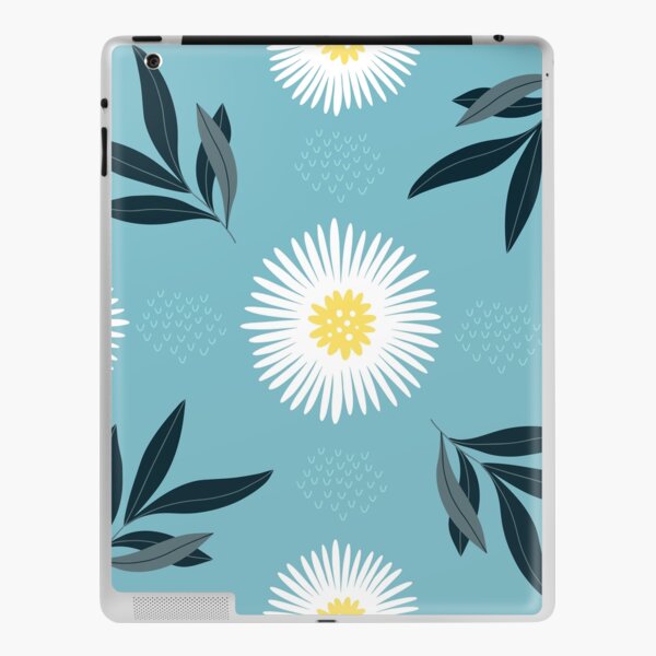 Patterns On Ceramic Tile Floral iPad Skin