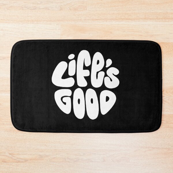 Item preview, Life's Good Lettering (White) designed and sold by PepAndGrace.