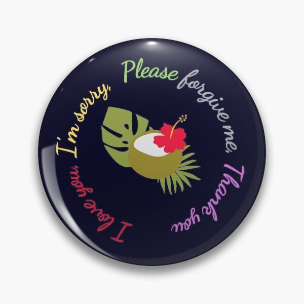 Item preview, Coconut Ho'oponopono Cleaning Tool - I love you I'm sorry Please forgive me Thank You designed and sold by UniverseStelar.