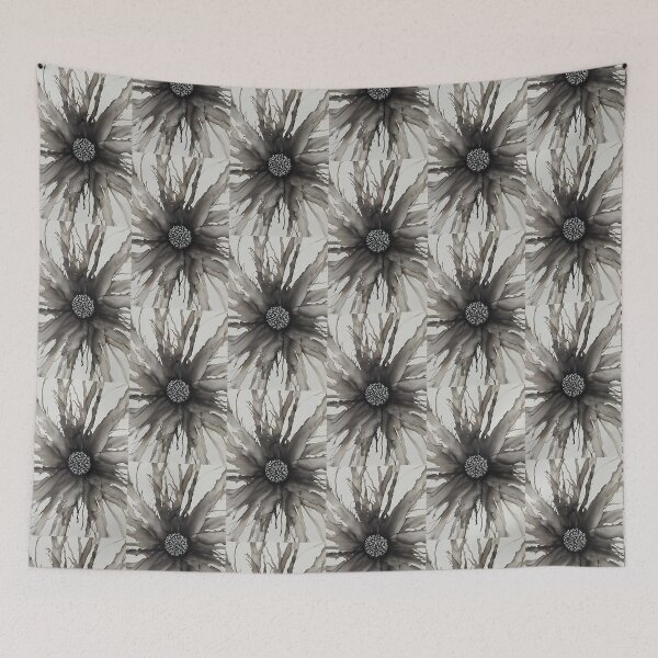 Item preview, Monochrome Flower designed and sold by DaisyMaeInkArt.