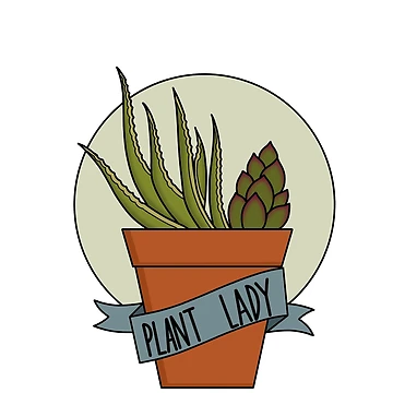Artwork thumbnail, Plant lady by RMSdesigns
