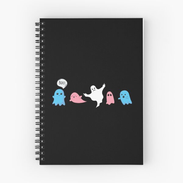 Item preview, Halloween Trans Flag Ghosts. Transgender Pride designed and sold by Subtle Pride Shop.