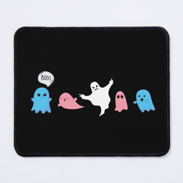 Item preview, Halloween Trans Flag Ghosts. Transgender Pride designed and sold by Subtle Pride Shop.