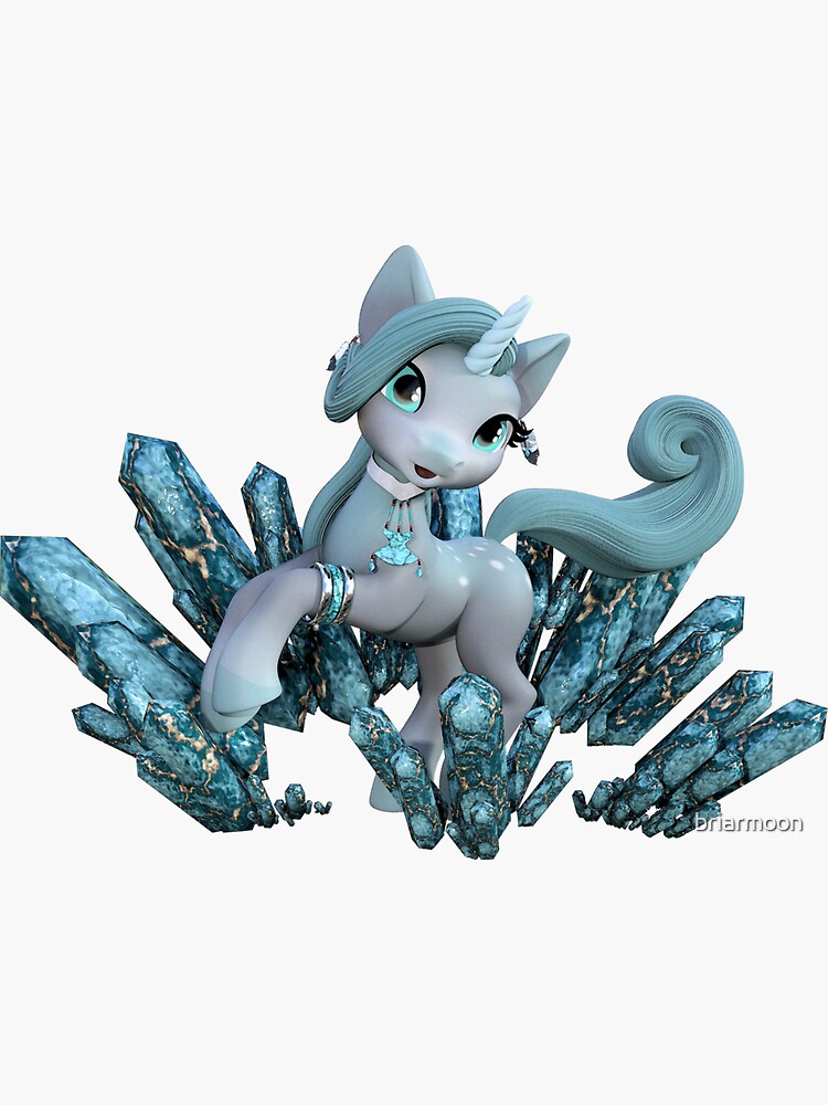 Little Unicorn & Turquoise Spears by briarmoon