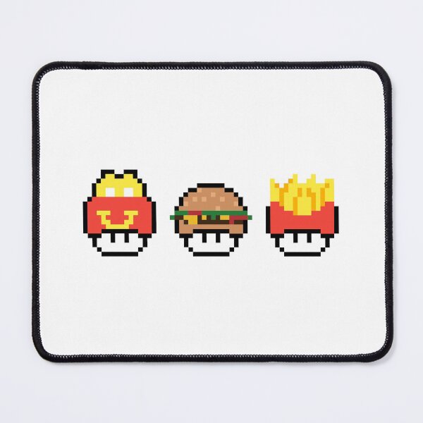 Item preview, McDonalds Mushroom Pixel Art Collection - Burger, Fries & Happy Meal designed and sold by I-Hate-School.