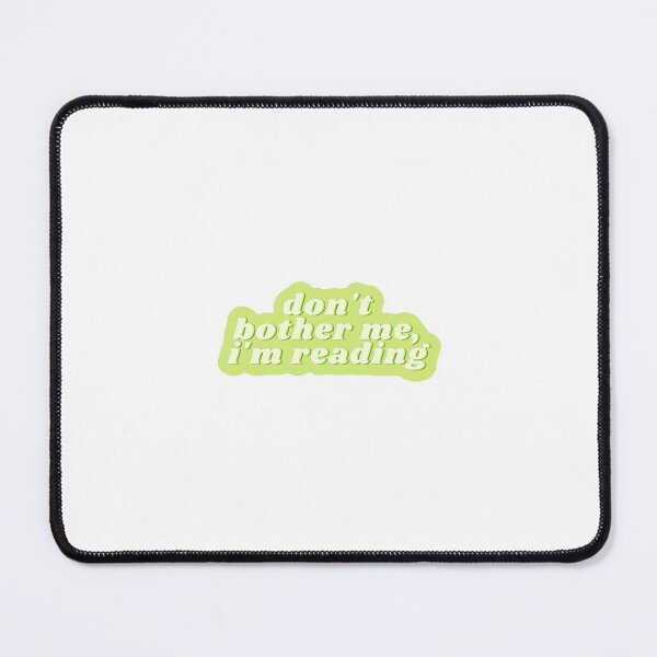 Item preview, Don't Bother Me I Am Reading | Pastel Green | 80s | Funky | Trendy designed and sold by riyasarts.