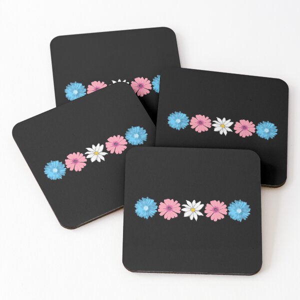 Item preview, Large Trans Flowers. Transgender Pride. designed and sold by Subtle Pride Shop.