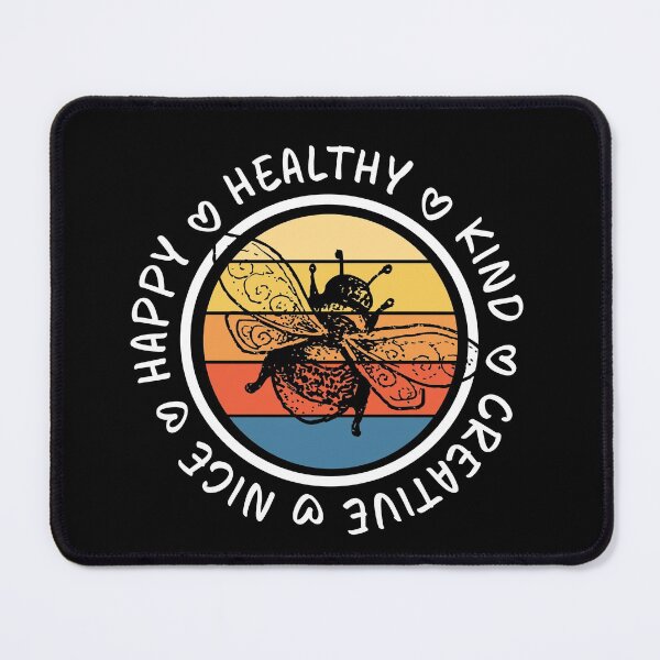 Item preview, Happy Healthy, Kind, Creative, Nice How to Bee Bumble Sunset designed and sold by nanogarbanzo.