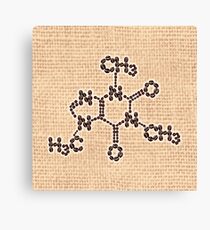 Koffein Leinwanddruck