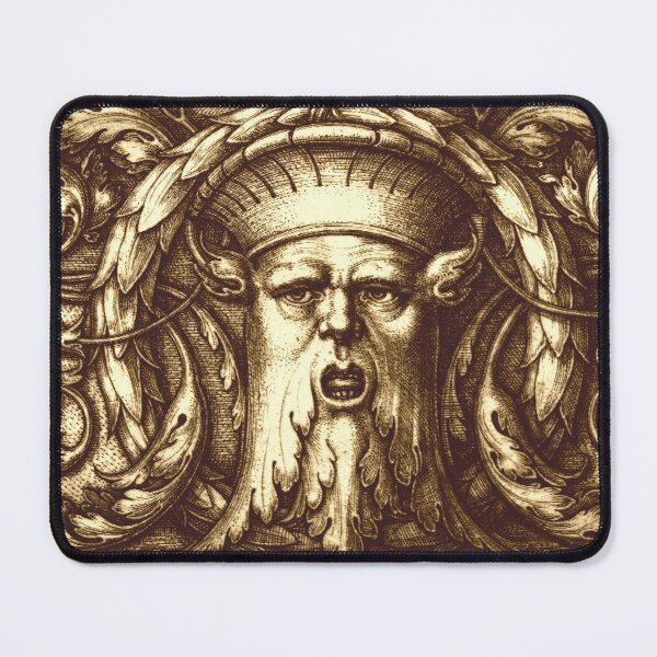 Item preview, Green Man or Wild Man Renaissance Engraving - Sepia designed and sold by Pixelchicken.
