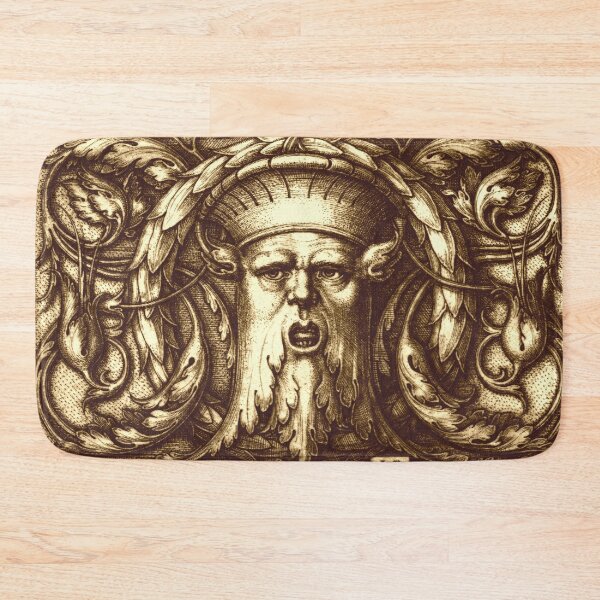 Item preview, Green Man or Wild Man Renaissance Engraving - Sepia designed and sold by Pixelchicken.
