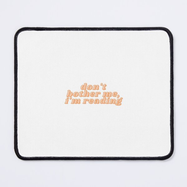 Item preview, Don't Bother Me I Am Reading | Pastel Orange | 80s | Funky | Trendy designed and sold by riyasarts.
