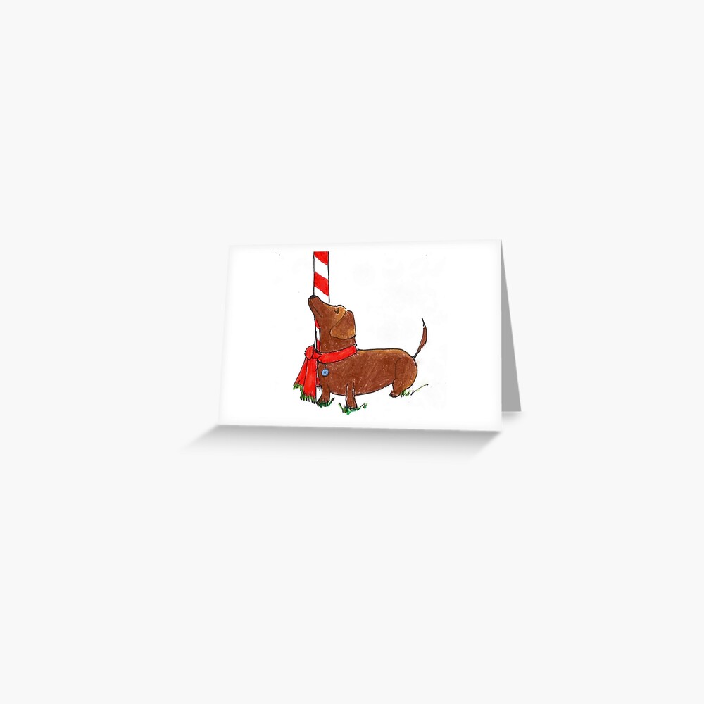Christmas Dog Greeting Card
