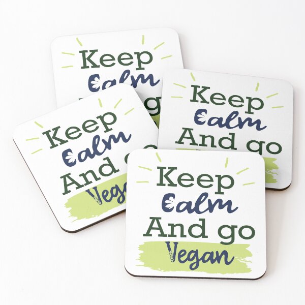 Item preview, Keep Calm And Go Vegan designed and sold by Badrart.