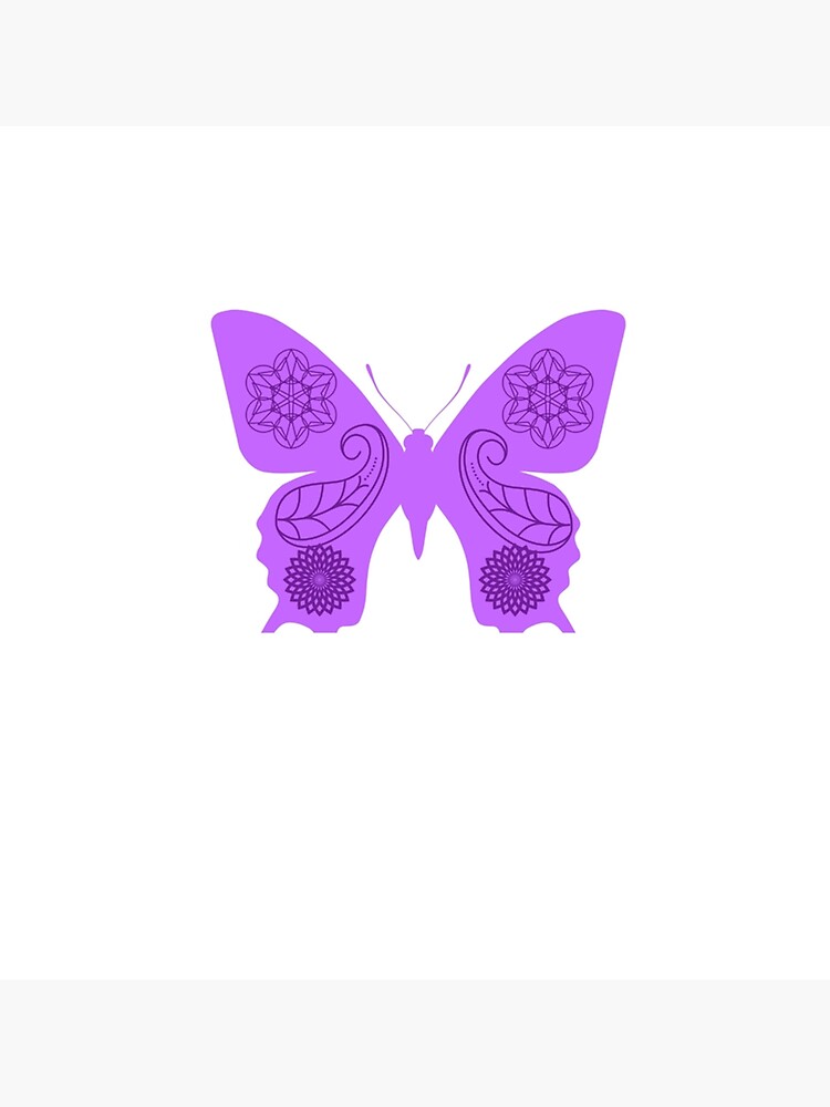 "purple butterfly emoji cute kawaii epilepsy awareness Chiffon Top