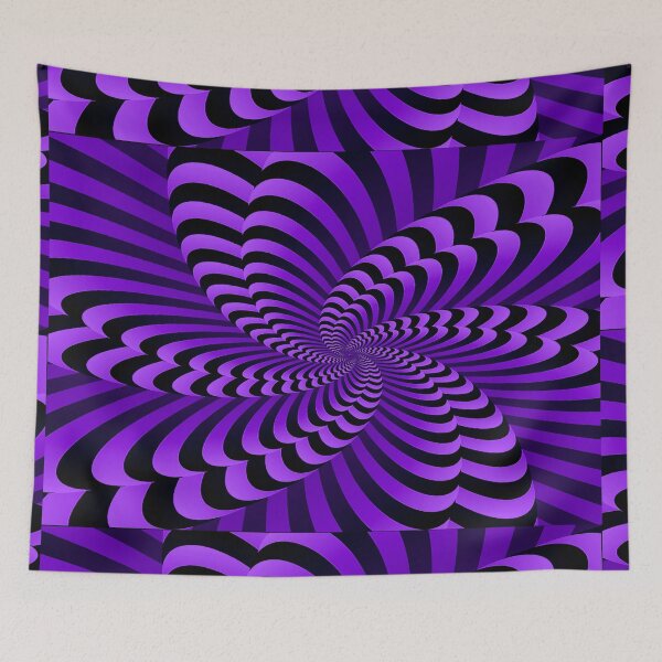 Item preview, Abstract purple Trippy optical illusion- optical illusion  designed and sold by Designs Of all kinds.