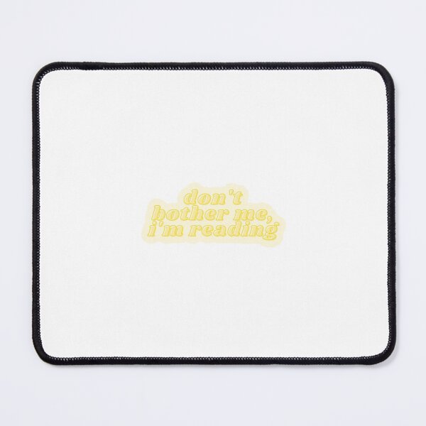 Item preview, Don't Bother Me I Am Reading | Pastel Yellow Background | 80s | Funky | Trendy designed and sold by riyasarts.