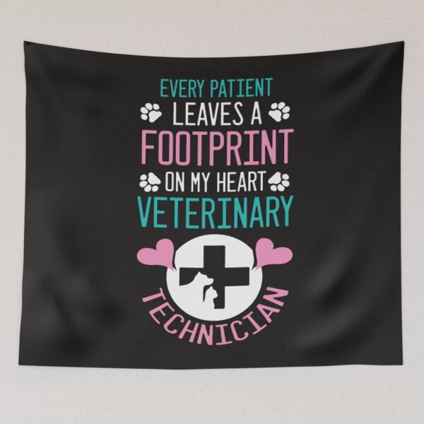 Item preview, Veterinary technician on my heart designed and sold by Themngocbao.