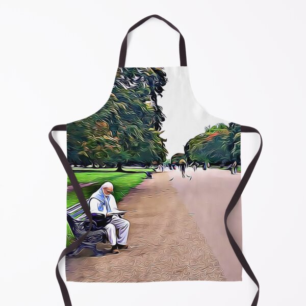 Item preview, old man in bench park designed and sold by ILOVETUNA.