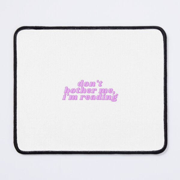 Item preview, Don't Bother Me I Am Reading | Pastel Purple | 80s | Funky | Trendy designed and sold by riyasarts.