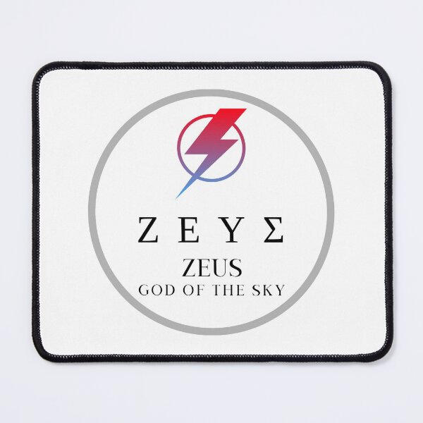 Item preview, Zeus Greek God of the Sky Lightning Bolt Mythology Design designed and sold by OnyxMoonDesigns.