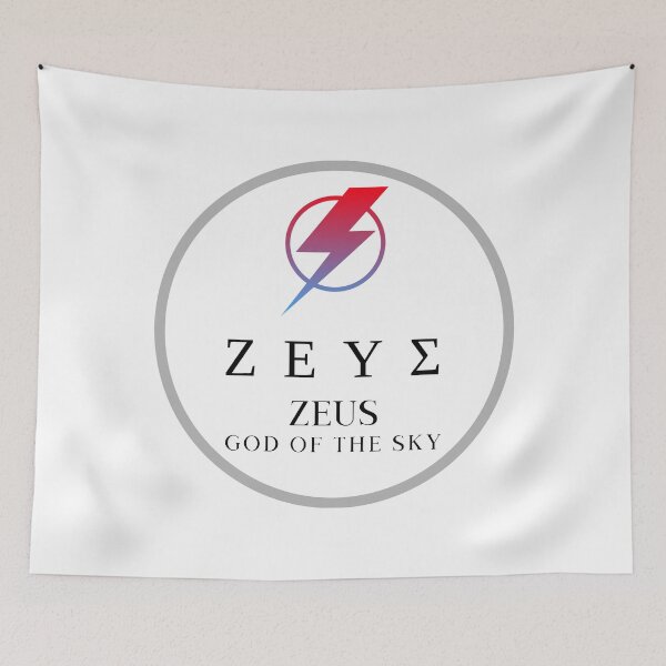 Item preview, Zeus Greek God of the Sky Lightning Bolt Mythology Design designed and sold by OnyxMoonDesigns.