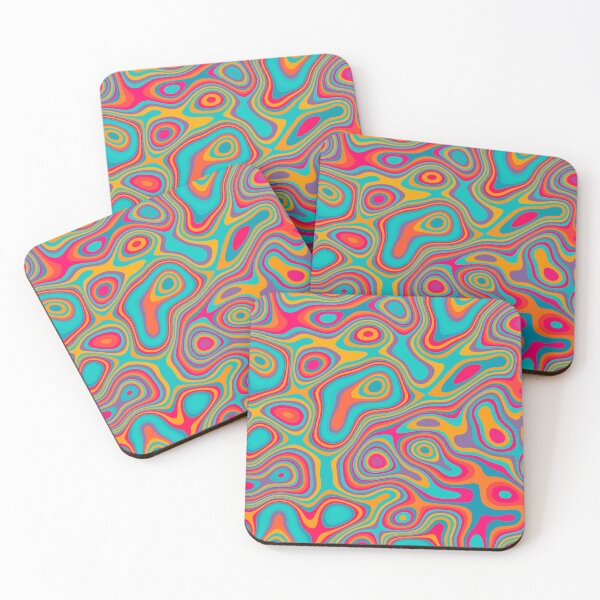 Item preview, Colorful Psychedelic Abstract designed and sold by Ksaavet.