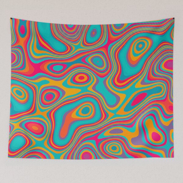 Item preview, Colorful Psychedelic Abstract designed and sold by Ksaavet.
