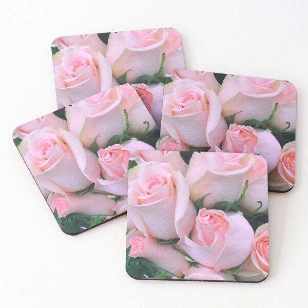 Item preview, Pastel Pink Roses Elegant Bouquet Close-Up designed and sold by DEC02.