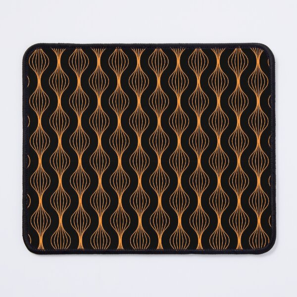 Item preview, Gold wave design on black designed and sold by Drawyourlife24.