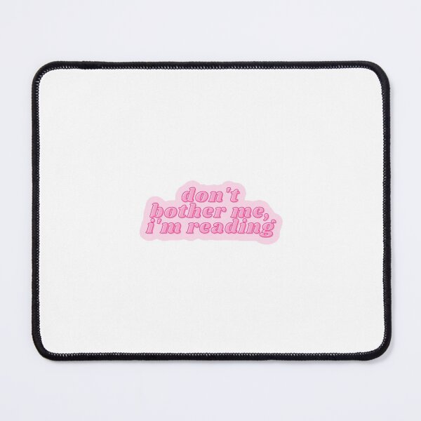 Item preview, Don't Bother Me I Am Reading | Pastel Pink Background | 80s | Funky | Trendy designed and sold by riyasarts.