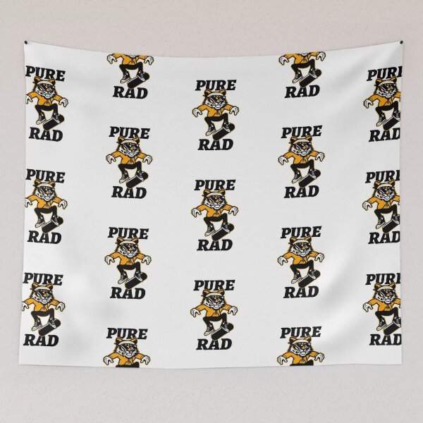 Item preview, Pure Rad tiger skateboarding skater designed and sold by MerchByCraig.