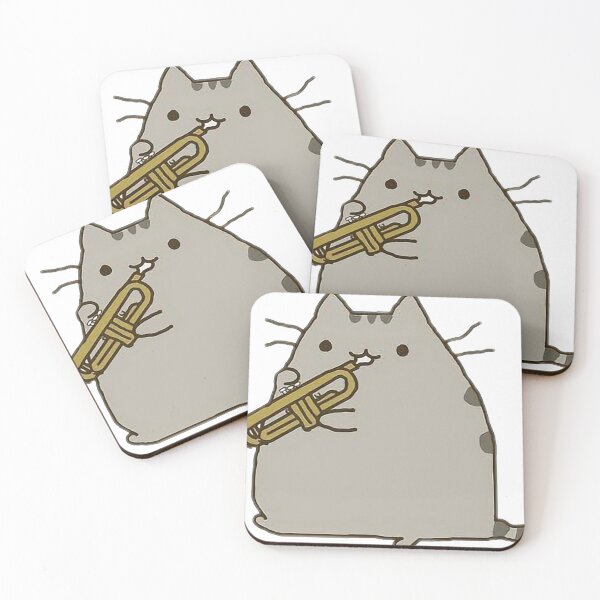 Item preview, Trumpet Cat T-Shirt designed and sold by NoiceClothing.