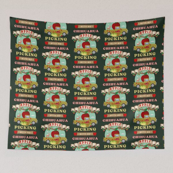 Item preview, Cute Apple Picking With My Chihuahua designed and sold by sableandshadow.