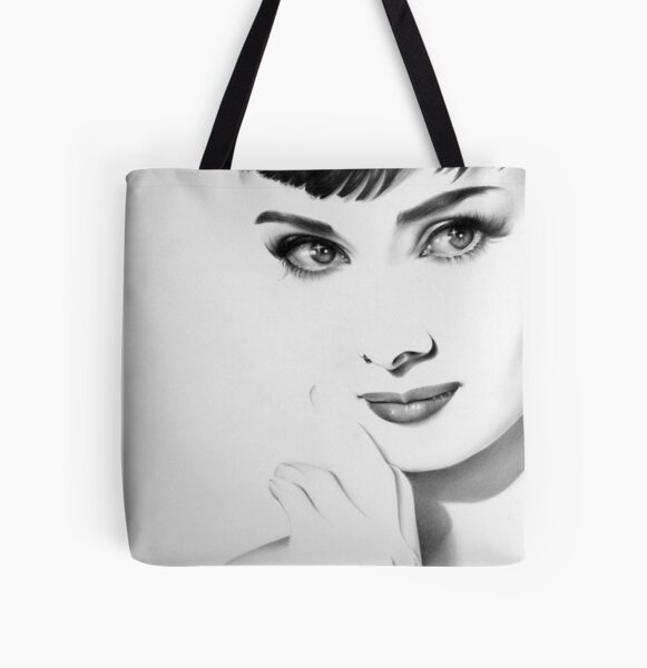 Audrey Hepburn Minimal Portrait Tote Bag for Sale by