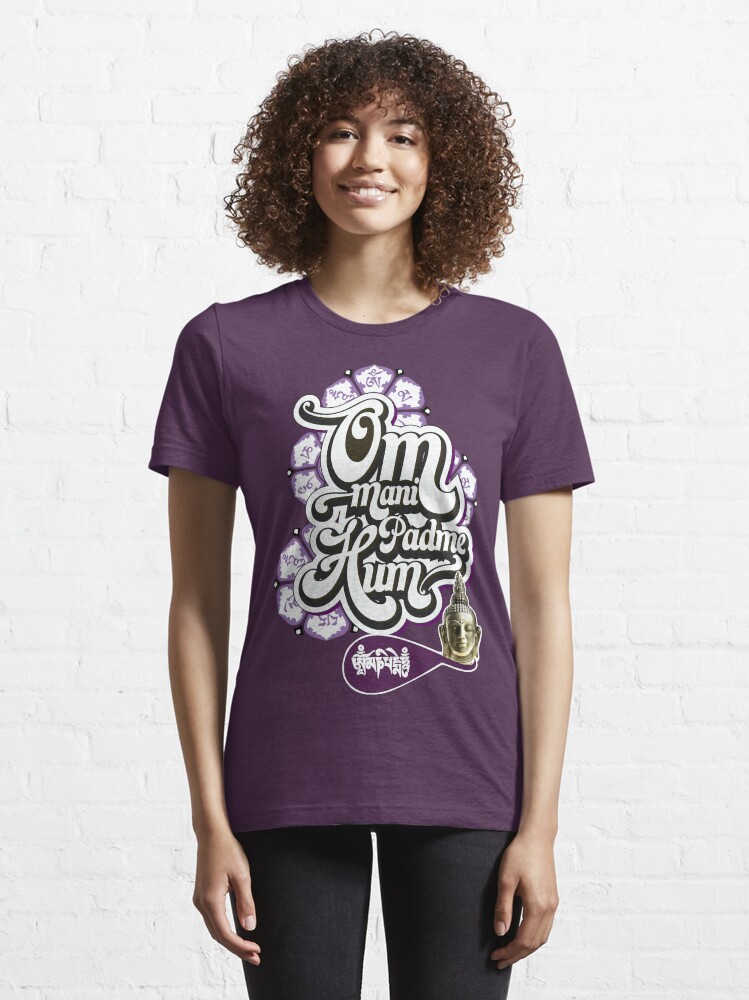 Alternate view of Om Mani Padme Hum Essential T-Shirt