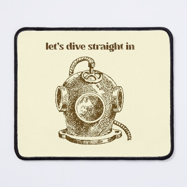 Item preview, Let´s Dive Straight In. Get Started Ancient Vintage Diving Helmet designed and sold by Rebel-Design.