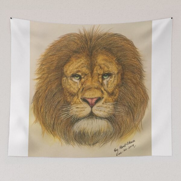 Item preview, Regal Lion Drawing designed and sold by KentChua.