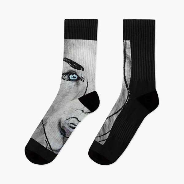 Item preview, Face of Woman with a White Lion in the back designed and sold by 0waste.