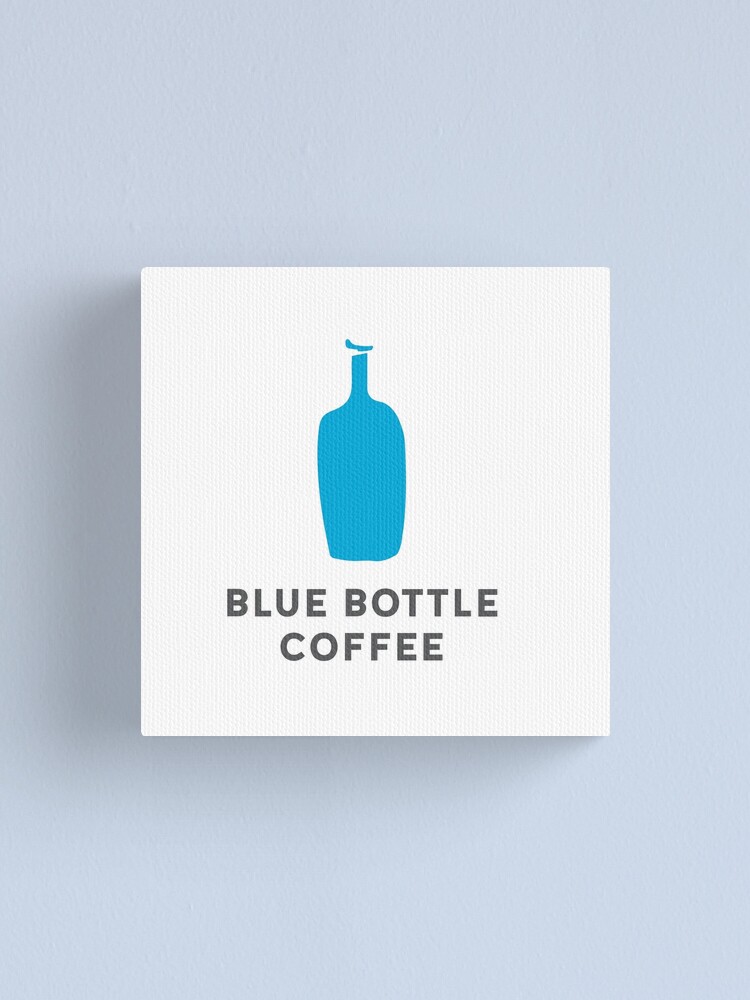 "Blue Bottle Coffee logo" Canvas Print by MisaeTimos Redbubble
